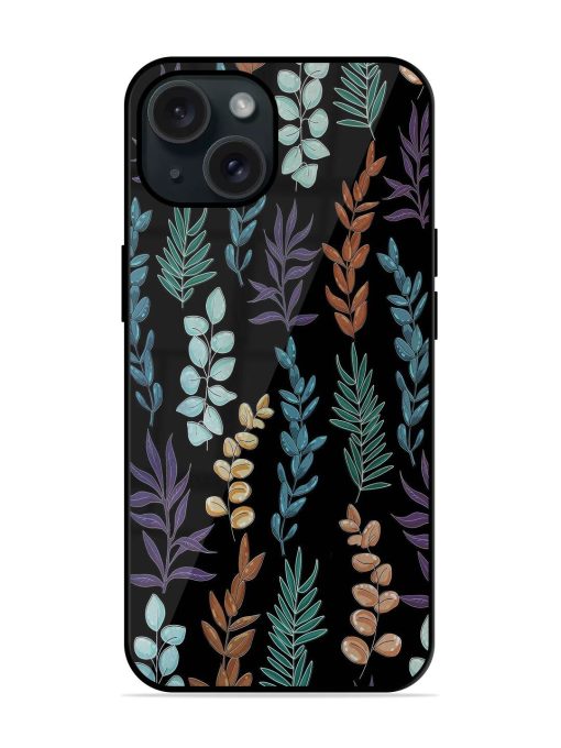 Seamless Floral Art Glossy Metal TPU Case Edge Zapvi