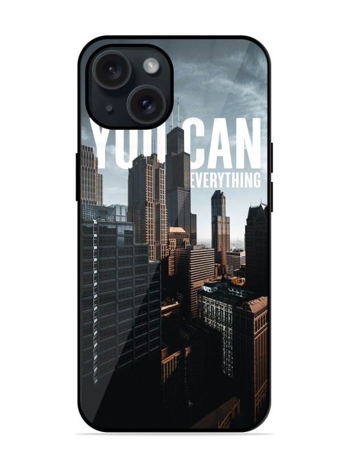 You Can Everything Glossy Metal TPU Case Edge Zapvi