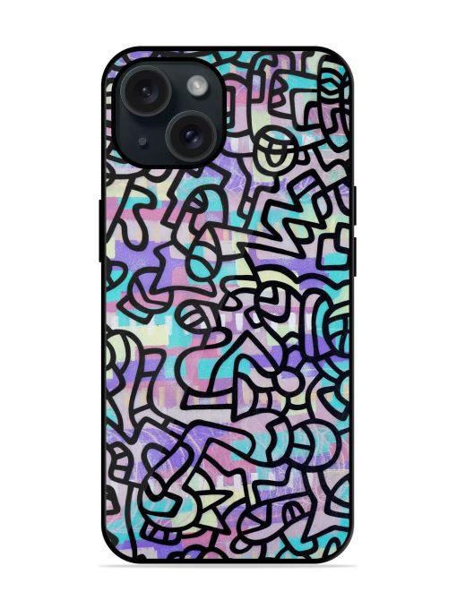 Line Art Glossy Metal TPU Case Edge Zapvi