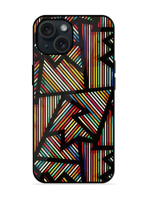 Spectrum Geometric Seamless Glossy Metal TPU Case Edge Zapvi