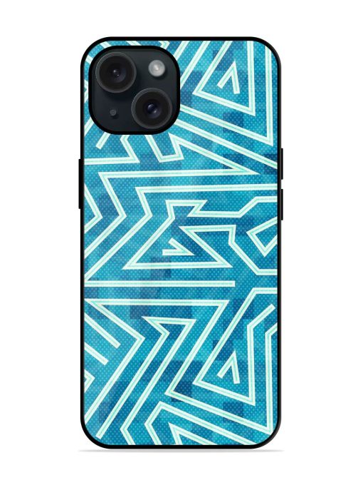 Blue Maze Seamless Glossy Metal TPU Case Edge Zapvi