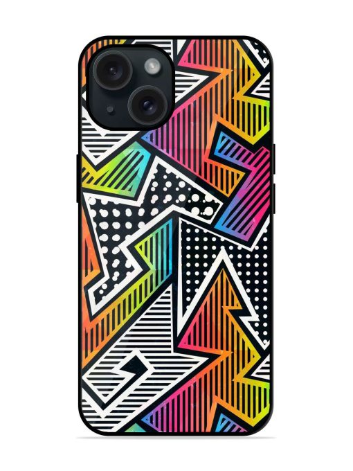 Graffiti Seamless Pattern Glossy Metal TPU Case Edge Zapvi