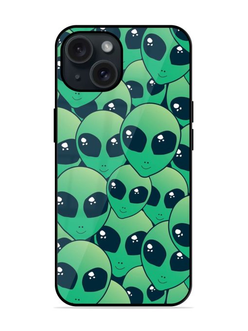 Green Gradient Alien Glossy Metal TPU Case Edge Zapvi