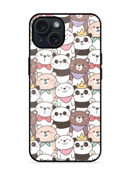 Seamless Pattern Cute Glossy Metal TPU Case Edge Zapvi