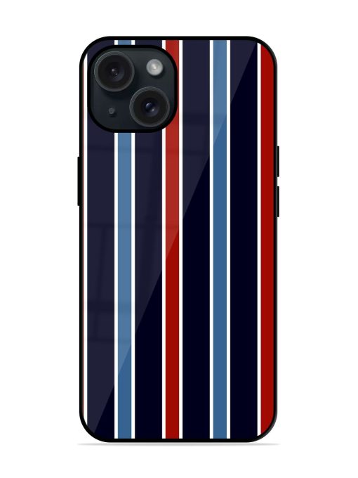 Stripe Seamless Pattern Glossy Metal TPU Case Edge Zapvi