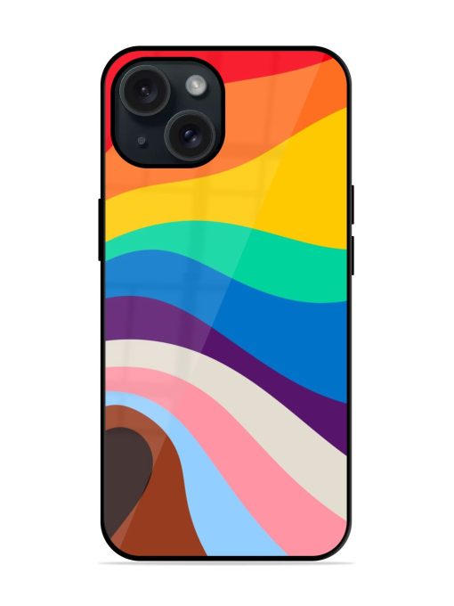 Minimal Pride Art Glossy Metal TPU Case Edge Zapvi