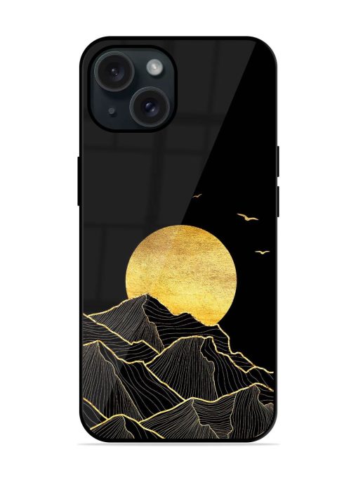 Golden Sunrise Glossy Metal TPU Case Edge Zapvi