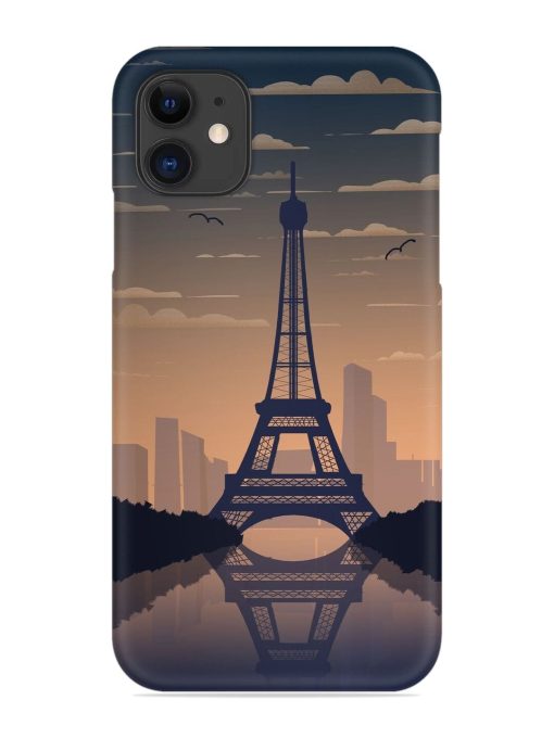 France Paris Eiffel Tower Gradient Snap Case for Apple Iphone 11 Edge Zapvi