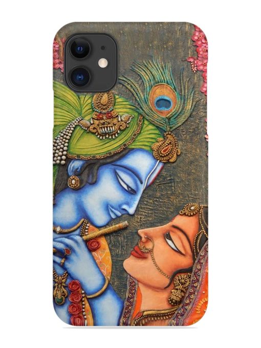 Lord Radha Krishna Flute Art Snap Case for Apple Iphone 11 Edge Zapvi