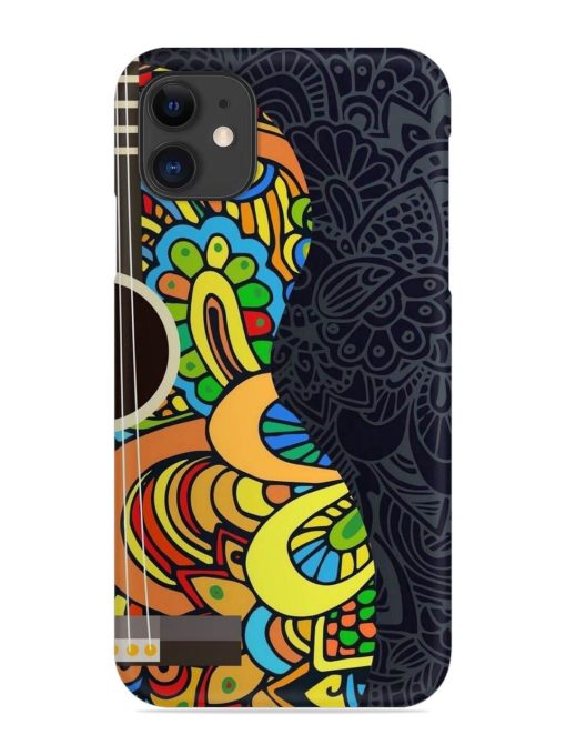 Guitar Vector Art Snap Case for Apple Iphone 11 Edge Zapvi