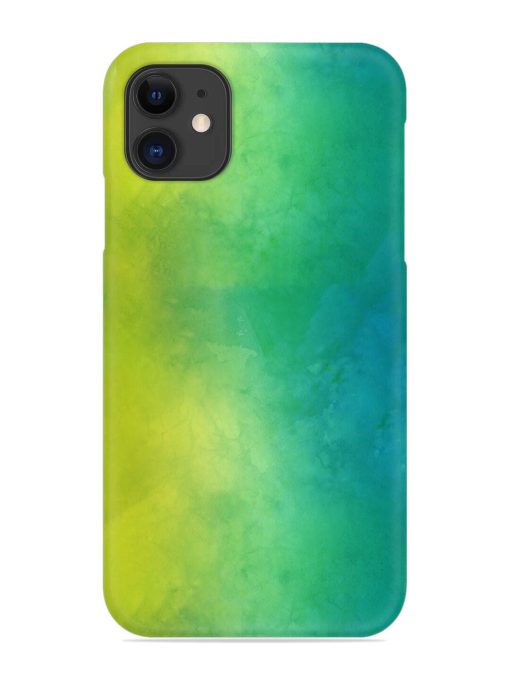 Yellow Green Gradient Snap Case for Apple Iphone 11 Edge Zapvi