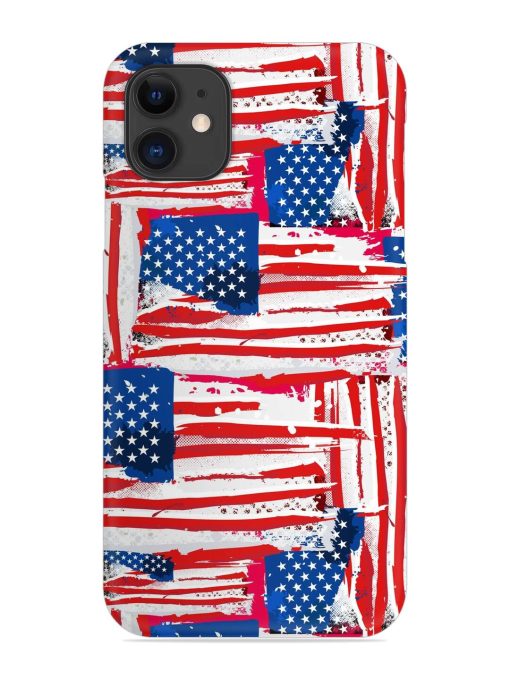 Usa Flag Seamless Snap Case for Apple Iphone 11 Edge Zapvi