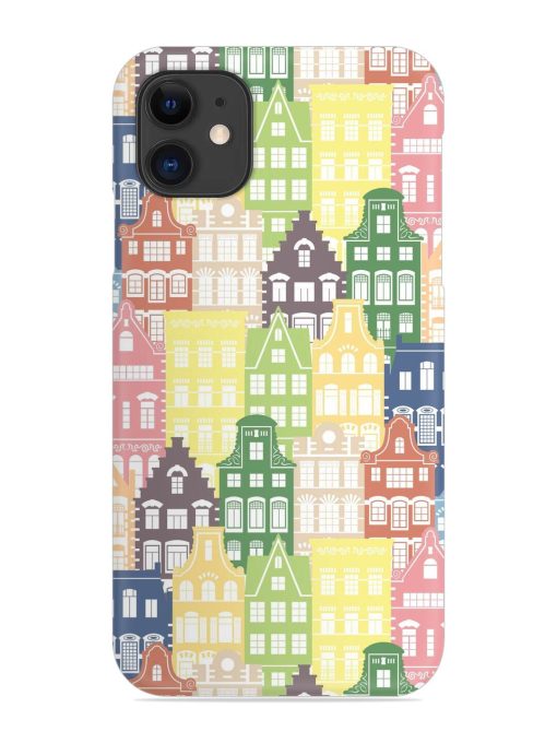 Seamless Shapes Pattern Snap Case for Apple Iphone 11 Edge Zapvi