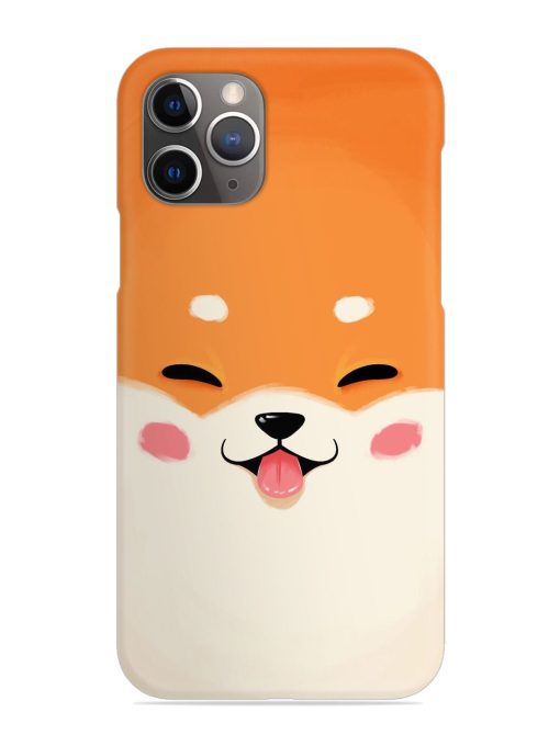 Cute Dog Face Vector Snap Case for Apple Iphone 11 Pro Edge Zapvi