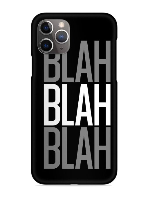 Blah Blah Blah Wallpaper Snap Case for Apple Iphone 11 Pro Edge Zapvi