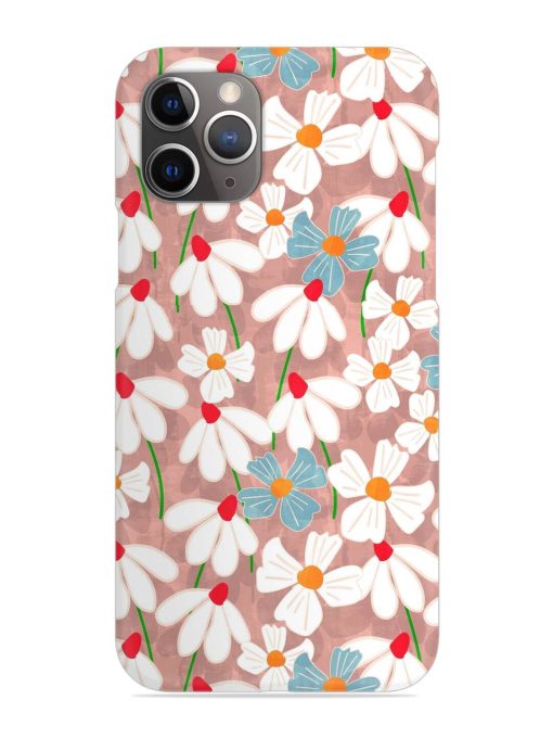 Abstract Petal Flowers Snap Case for Apple Iphone 11 Pro Edge Zapvi