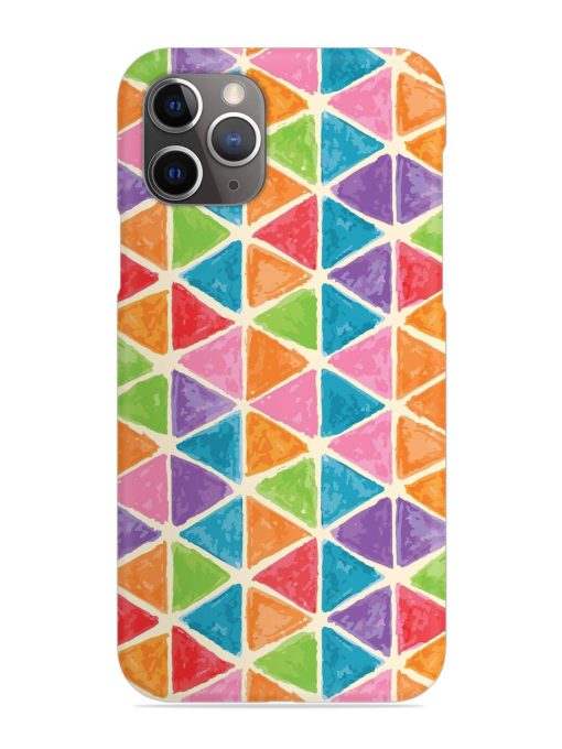 Seamless Colorful Isometric Snap Case for Apple Iphone 11 Pro Edge Zapvi