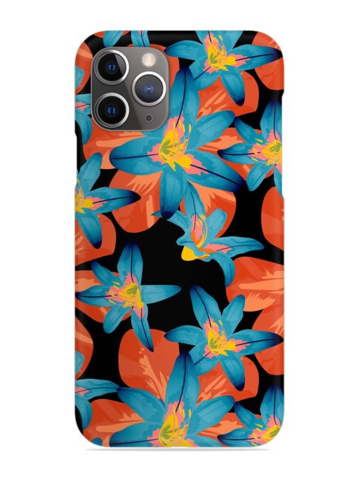 Philippine Flowers Seamless Snap Case for Apple Iphone 11 Pro Edge Zapvi