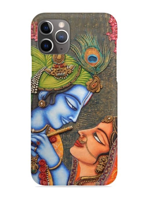 Lord Radha Krishna Flute Art Snap Case for Apple Iphone 11 Pro Max Edge Zapvi