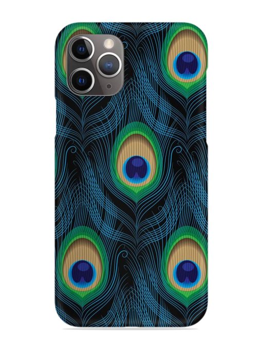 Seamless Pattern Peacock Snap Case for Apple Iphone 11 Pro Max Edge Zapvi