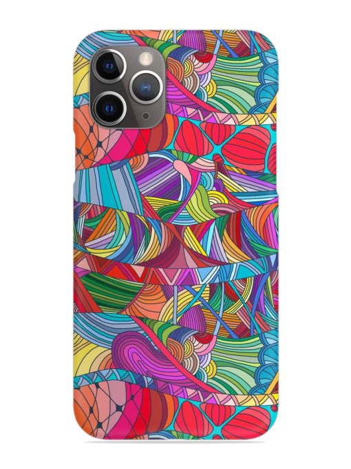 Seamless Patterns Hand Drawn Snap Case for Apple Iphone 11 Pro Max Edge Zapvi