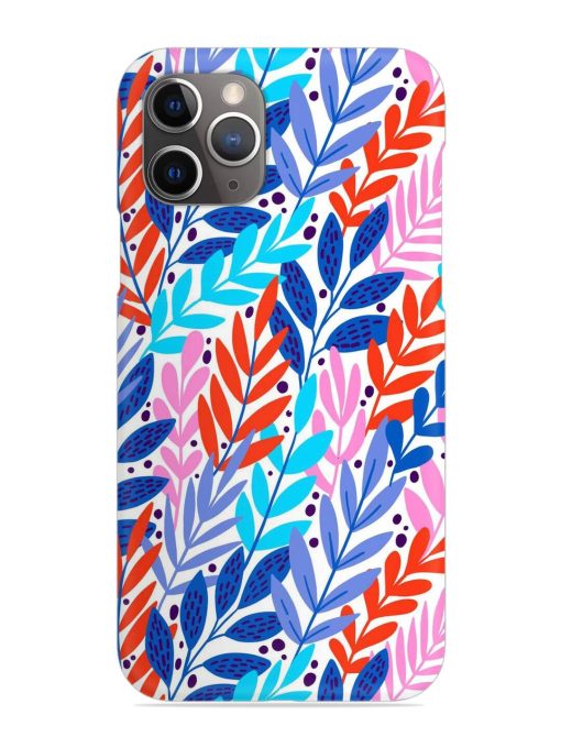 Bright Floral Tropical Snap Case for Apple Iphone 11 Pro Max Edge Zapvi