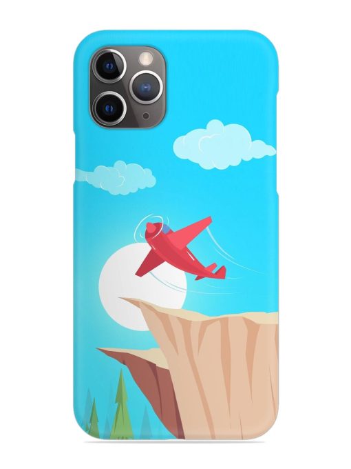 Small Planes In Flight Snap Case for Apple Iphone 11 Pro Max Edge Zapvi