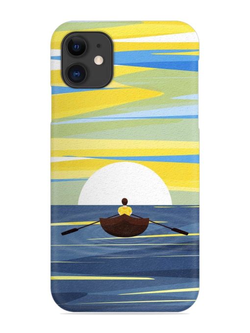 Rowing Person Ferry Paddle Snap Case for Apple Iphone 12 Edge Zapvi