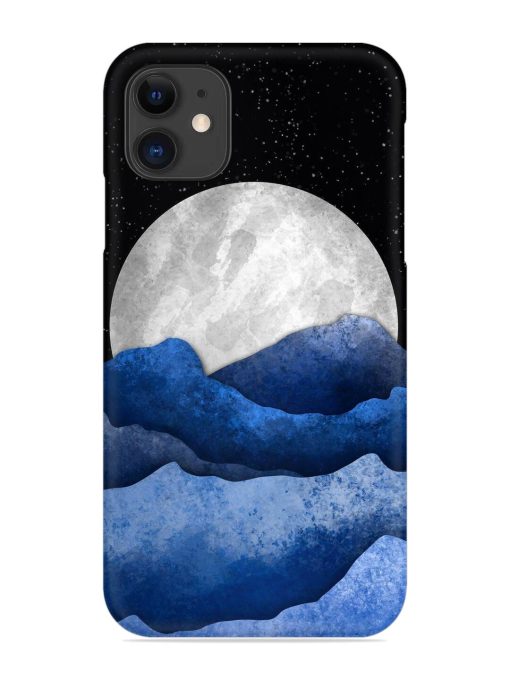 Full Moon Mountain Vector Snap Case for Apple Iphone 12 Edge Zapvi