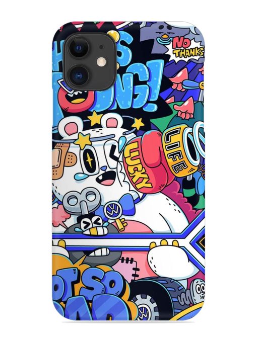 Universal Doodle Snap Case for Apple Iphone 12 Edge Zapvi