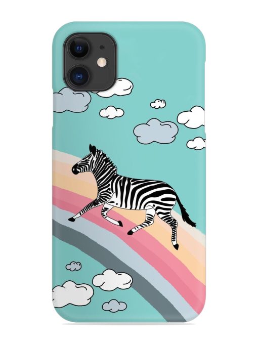 Running Zebra Snap Case for Apple Iphone 12 Edge Zapvi