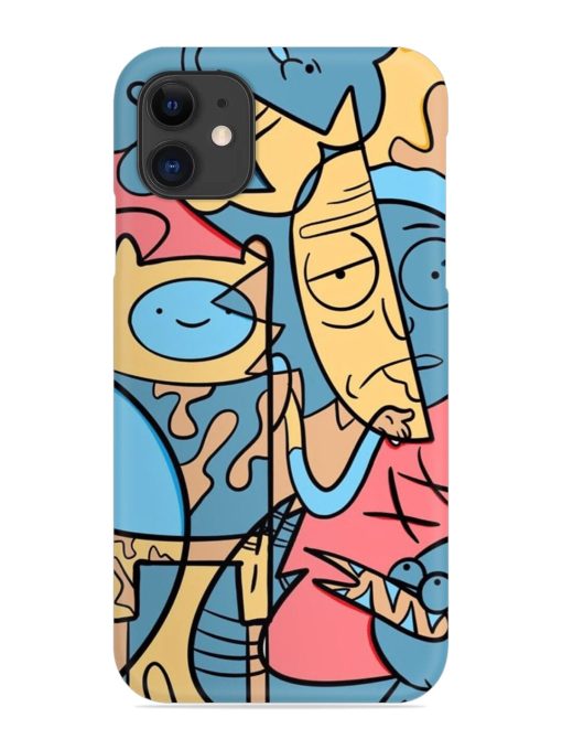 Silly Face Doodle Snap Case for Apple Iphone 12 Edge Zapvi