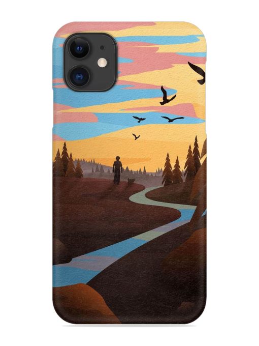 Natural Landscape Art Snap Case for Apple Iphone 12 Edge Zapvi