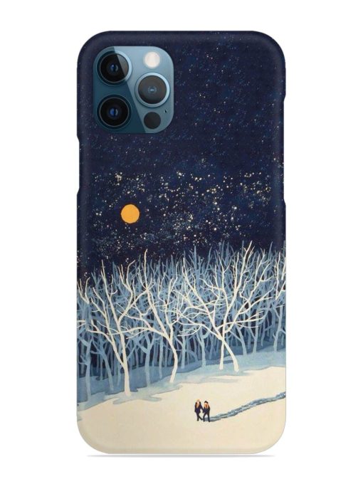 Full Moon Snowshoe Tour Snap Case for Apple Iphone 12 Pro Edge Zapvi