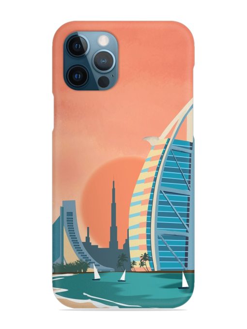 Dubai Architectural Scenery Snap Case for Apple Iphone 12 Pro Edge Zapvi