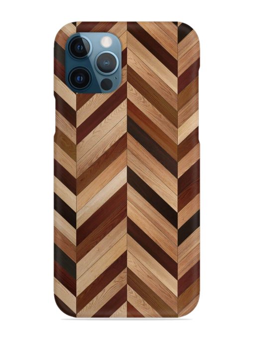 Seamless Wood Parquet Snap Case for Apple Iphone 12 Pro Edge Zapvi