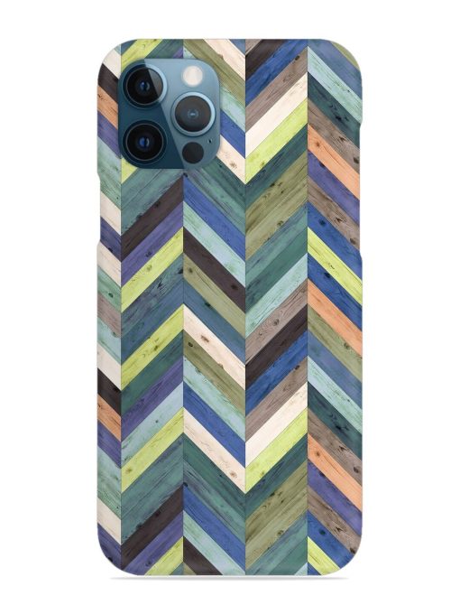 Chevron Random Color Snap Case for Apple Iphone 12 Pro Edge Zapvi