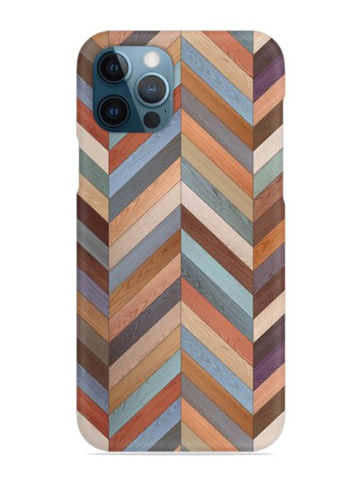 Seamless Wood Parquet Snap Case for Apple Iphone 12 Pro Edge Zapvi