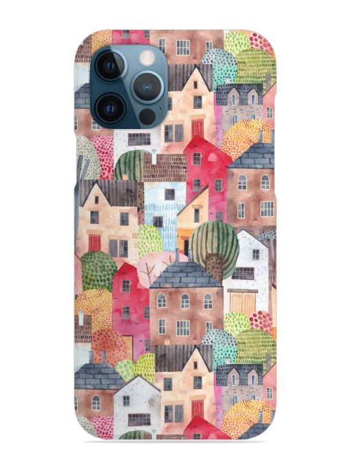 Abstract Seamless Pattern Snap Case for Apple Iphone 12 Pro Edge Zapvi