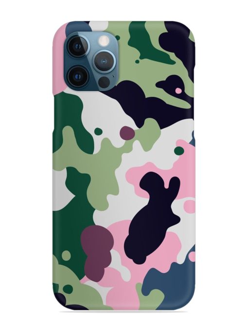 Seamless Funky Camouflage Snap Case for Apple Iphone 12 Pro Edge Zapvi