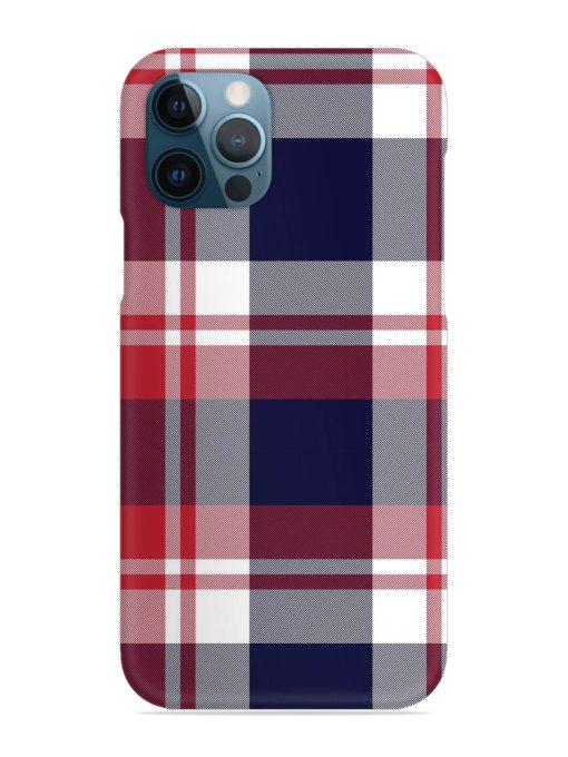 Classic Plaid Tartan Snap Case for Apple Iphone 12 Pro Edge Zapvi