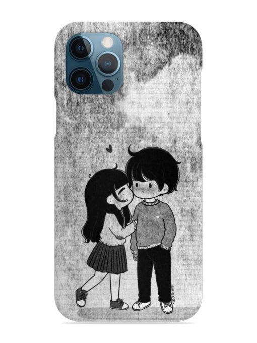 Couple Love Highlights Snap Case for Apple Iphone 12 Pro Edge Zapvi