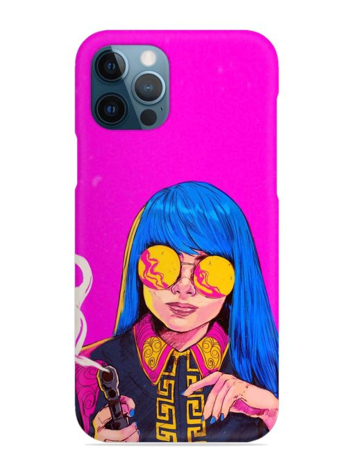 Aesthetic Anime Girl Snap Case for Apple Iphone 12 Pro Edge Zapvi