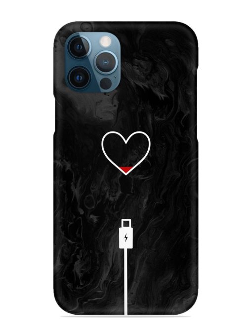 Heart Charging Vector Snap Case for Apple Iphone 12 Pro Edge Zapvi