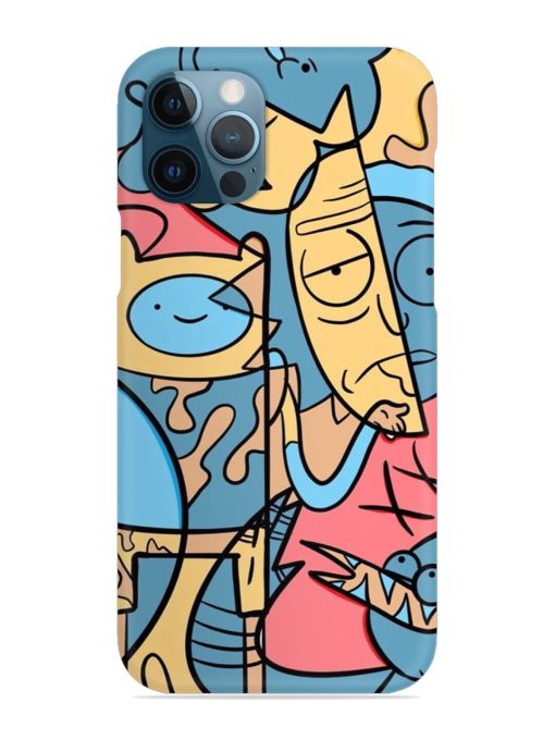 Silly Face Doodle Snap Case for Apple Iphone 12 Pro Edge Zapvi