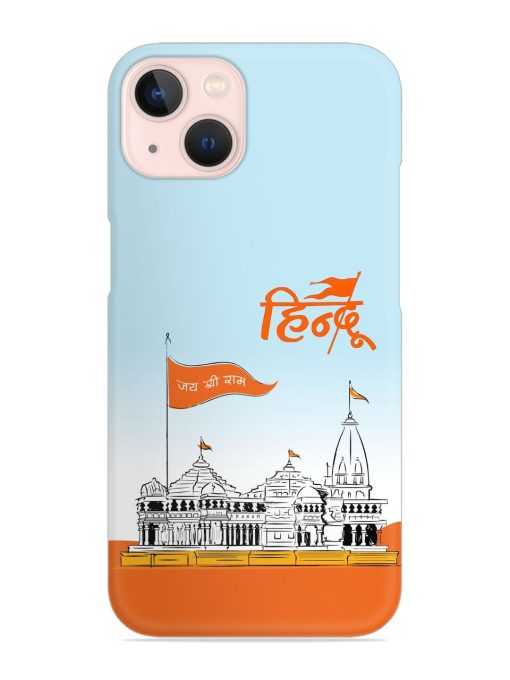 Ram Mandir Hindu Snap Case for Apple Iphone 14 Edge Zapvi