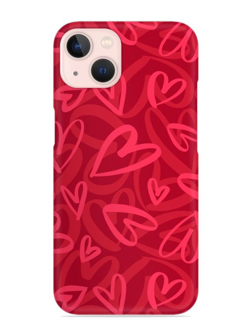 Seamless Romantic Pattern Snap Case for Apple Iphone 14 Edge Zapvi