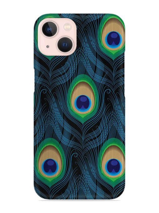 Seamless Pattern Peacock Snap Case for Apple Iphone 14 Edge Zapvi