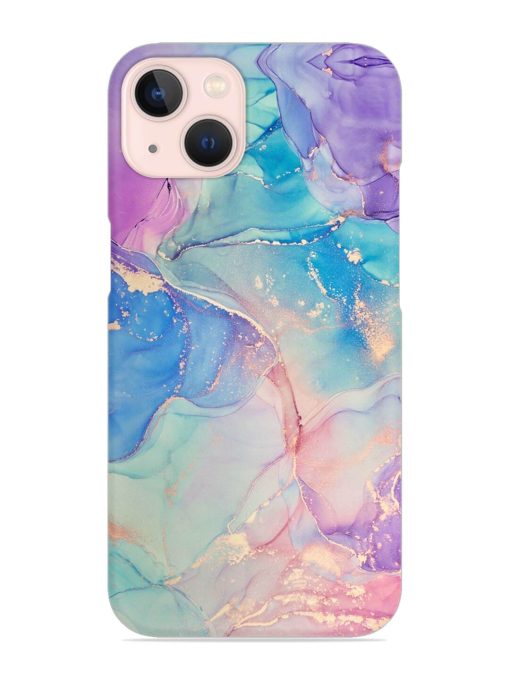 Alcohol Ink Colors Snap Case for Apple Iphone 14 Edge Zapvi