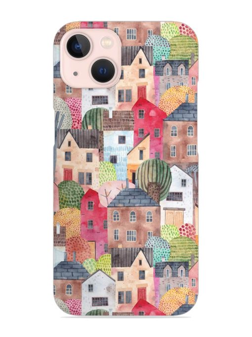 Abstract Seamless Pattern Snap Case for Apple Iphone 14 Edge Zapvi